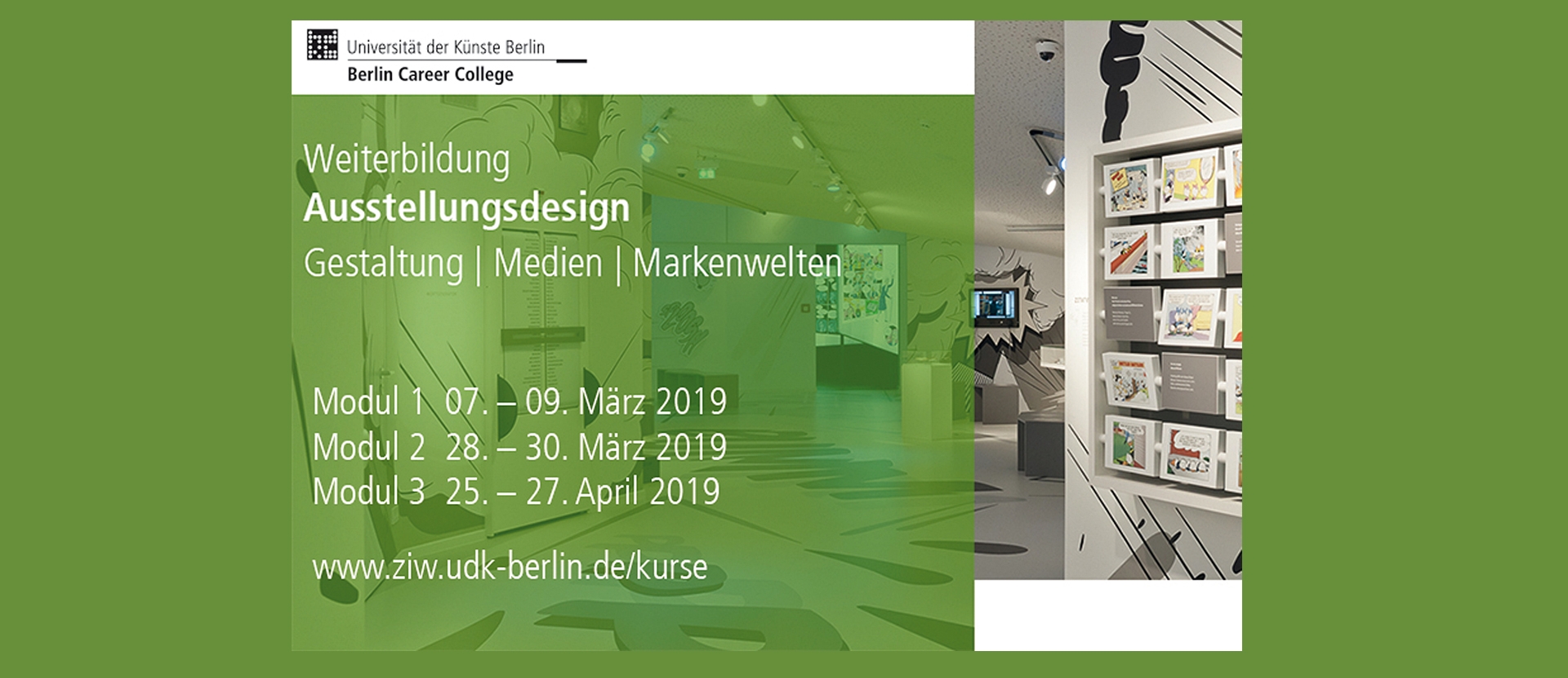 Berlin University Of Arts Further Education In Exhibition Design